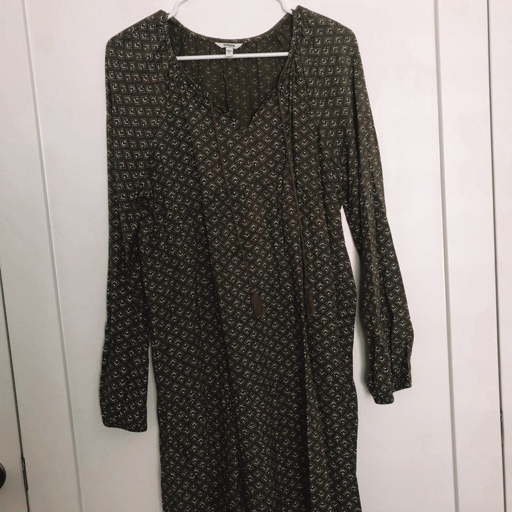 Olive Green Dress